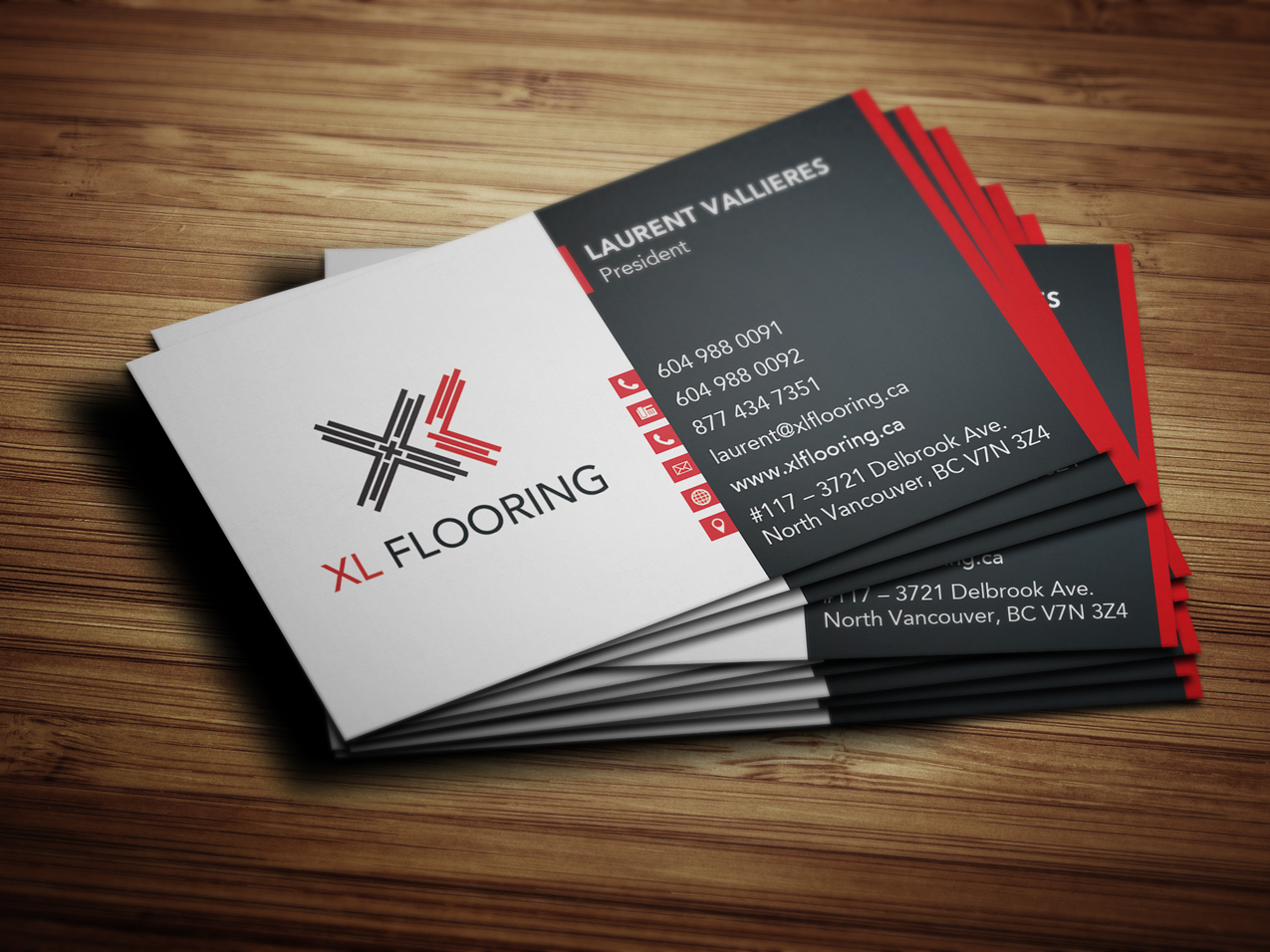 Flooring Company Business Cards