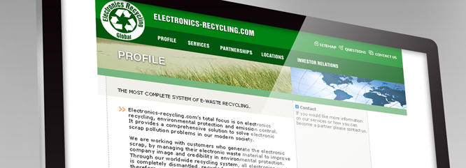 Electronics Recycling Website Design by Solocube 1 - Electronics Recycling Website Designed By Solocube Creative