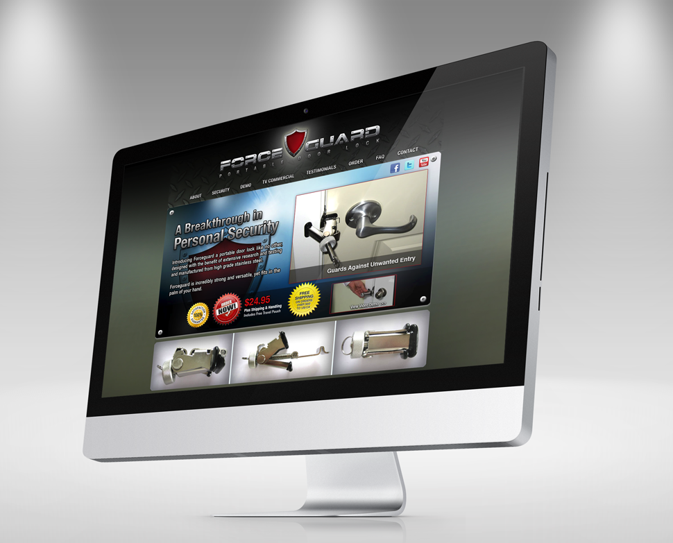 Forceguard Website Design by Solocube Creative - Custom Website Design from Solocube Creative