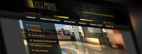 west pacific coatings web design by solocube1 600x229 - West Pacific Coatings Kick Starts its Online Presence with the Help of Solocube Creative Group
