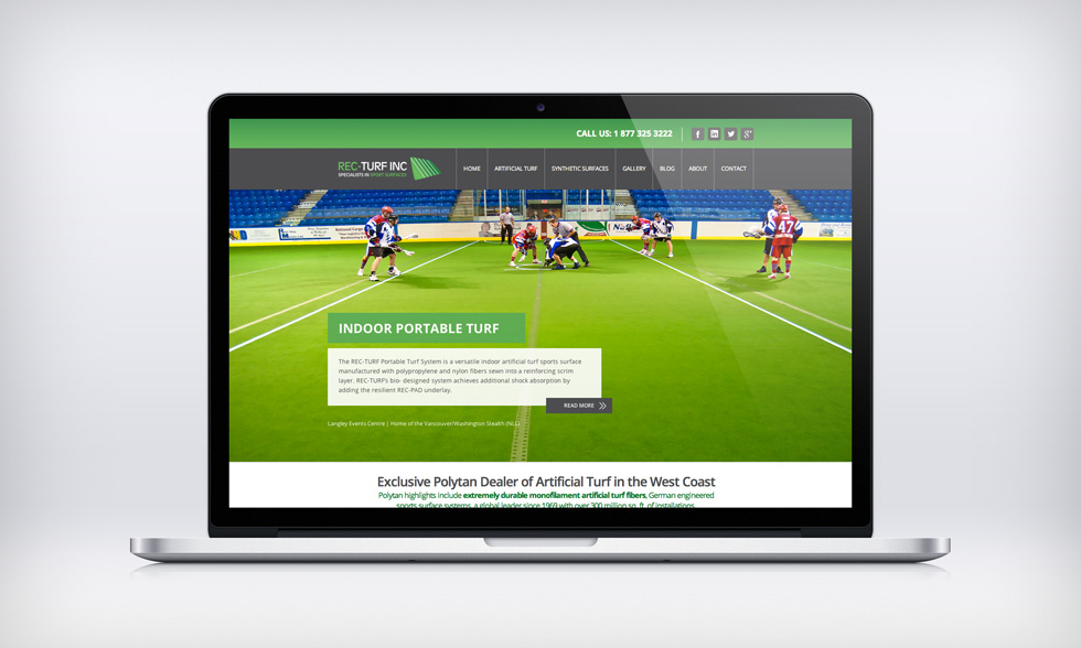Rec Turf Responsive Web Design by Solocube Creative02 - Rec-Turf Gets New and Improved Website from Solocube Creative