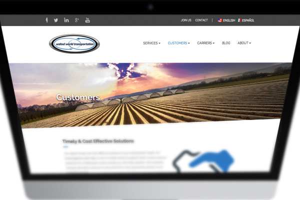 UWT Responsive Web Design Solocube051 600x400 - United World Transportation Accelerates Itself into 2015 and Beyond with a Brand New Website