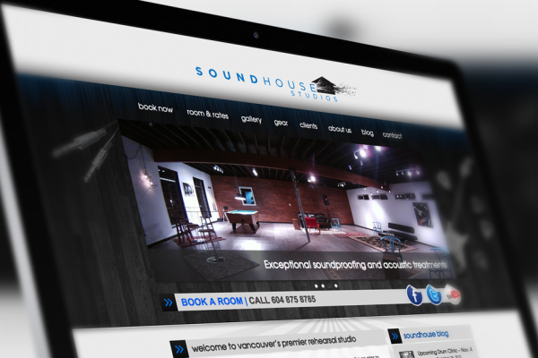 SoundHouse Studios Website Design by Solocube Creative 600x400 - Portfolio