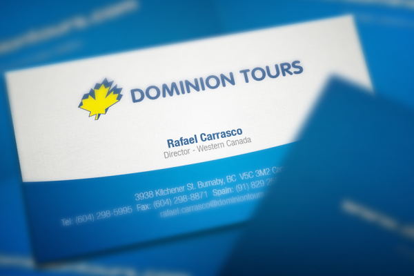 Dominion Tours Business Cards3 by Solocube Creative 600x400 - Portfolio