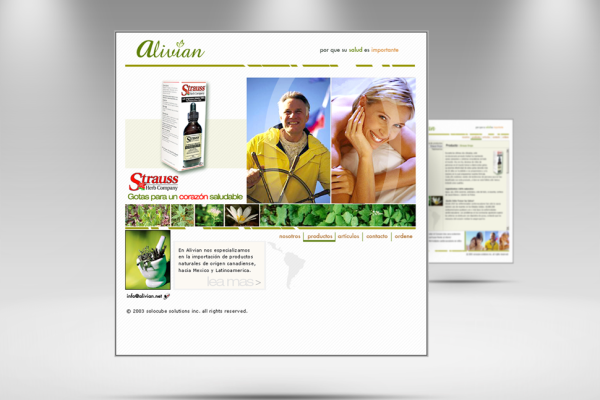 Alivian Website Design by Solocube Creative 600x400 - Alivian Herbal Launches It's Website Targeting The Mexican And Latin American Markets