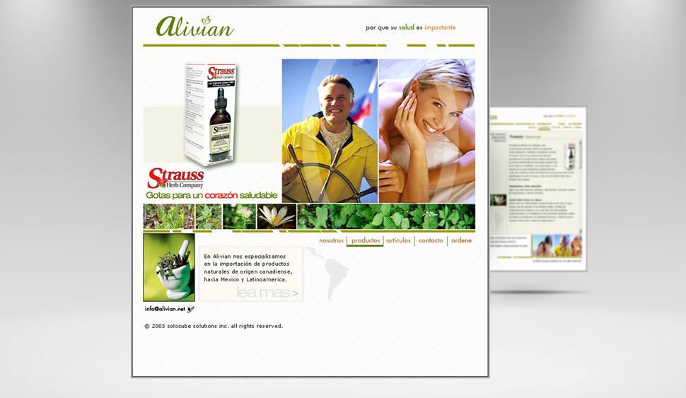 Alivian Website Design by Solocube Creative 970x563 - Alivian Herbal Launches It's Website Targeting The Mexican And Latin American Markets