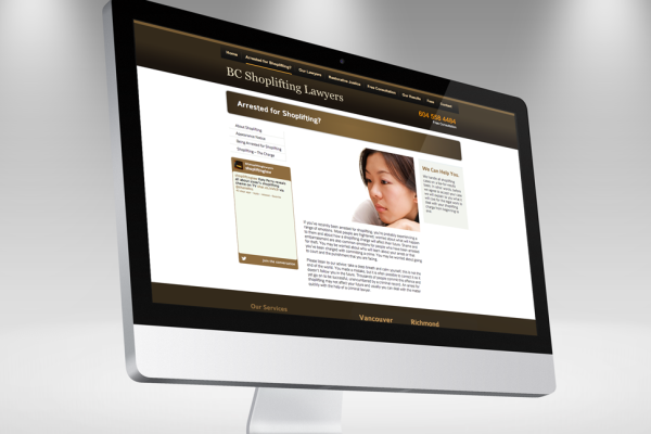 BC Shoplifting Lawyers Website Design 04 by Solocube Creative 600x400 - Portfolio