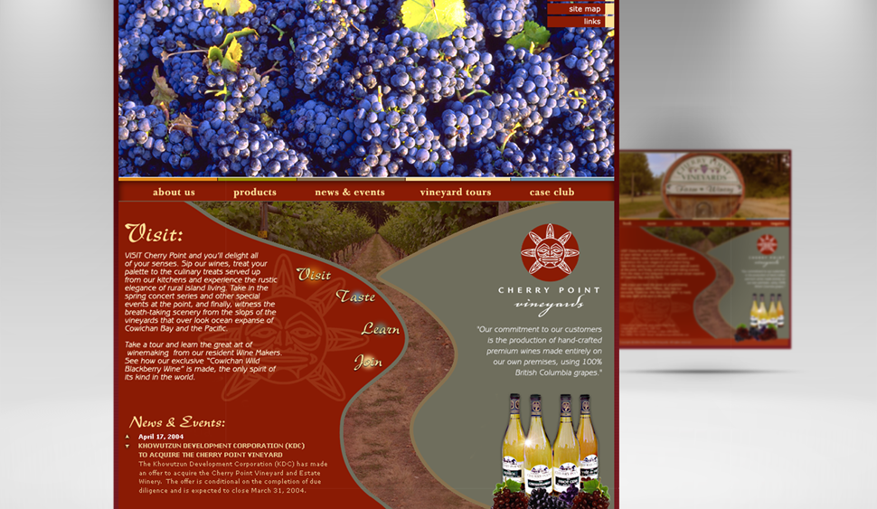 Cherry Point Vineyards Website Design by Solocube Creative 970x563 - Cherry Point Vineyards Launches New Website Designed By Solocube Creative