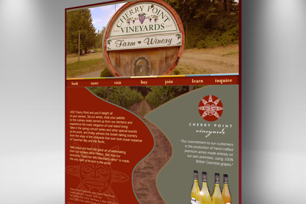 Cherry Point Vineyards Website Design3 by Solocube Creative 600x400 - Portfolio
