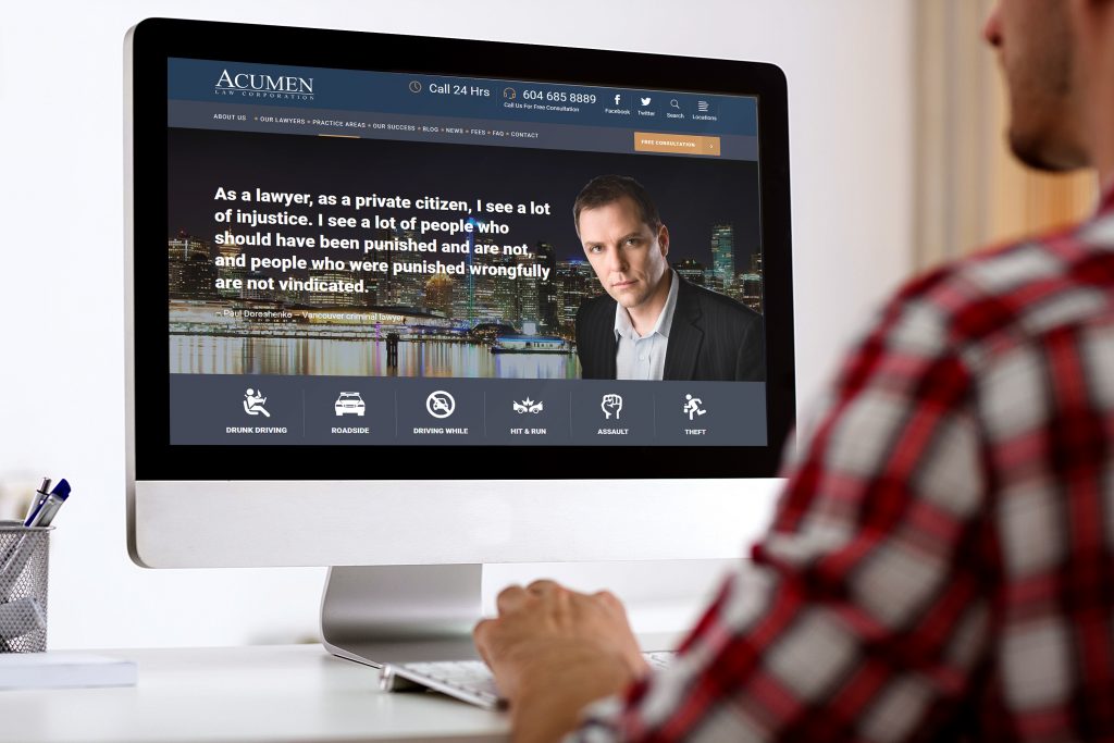 acumen law web design 02 1024x683 - Acumen Law Gets Complete Redesign With Improved Website From Solocube Creative