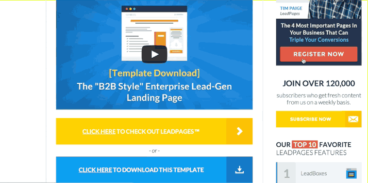 leadpages review 2017 leadbox feature - Leadpages Review 2017 -  Landing Page Software & Marketing Funnels