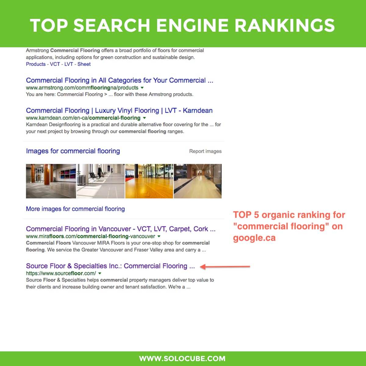 top SEO google ranking by solocube 07 - Vancouver SEO - Search Engine Optimization