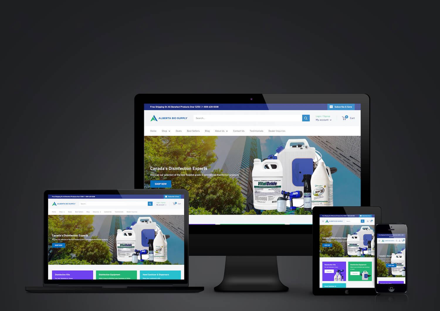 canadas disinfection experts alberta bio supply launches new e commerce website02 - Canada’s Disinfection Experts Alberta Bio Supply Launches New e-Commerce Website
