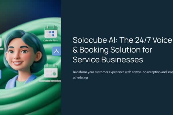 Solocube AI The 247 Voice and Booking Solution for Service Businesses 1 600x400 - The Essential Local SEO Checklist for Skyrocketing Your Business Rankings